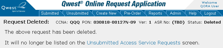 Request Deleted